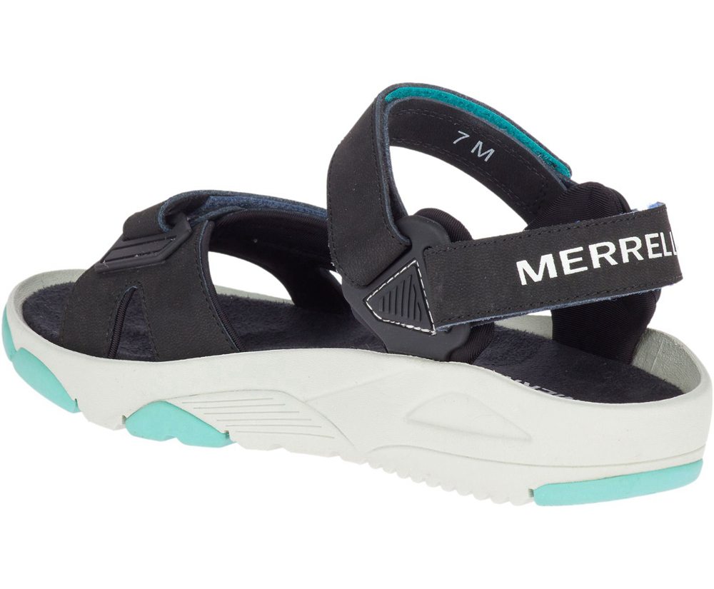 Merrell Sandals Black - Belize Convertible - Womens 15KYUQBRS